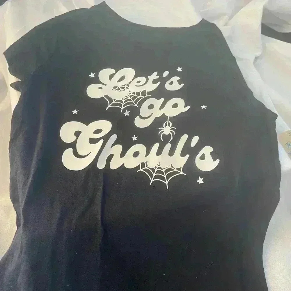 122. “Let’s go Ghouls” Girls Graphic Tee, size S